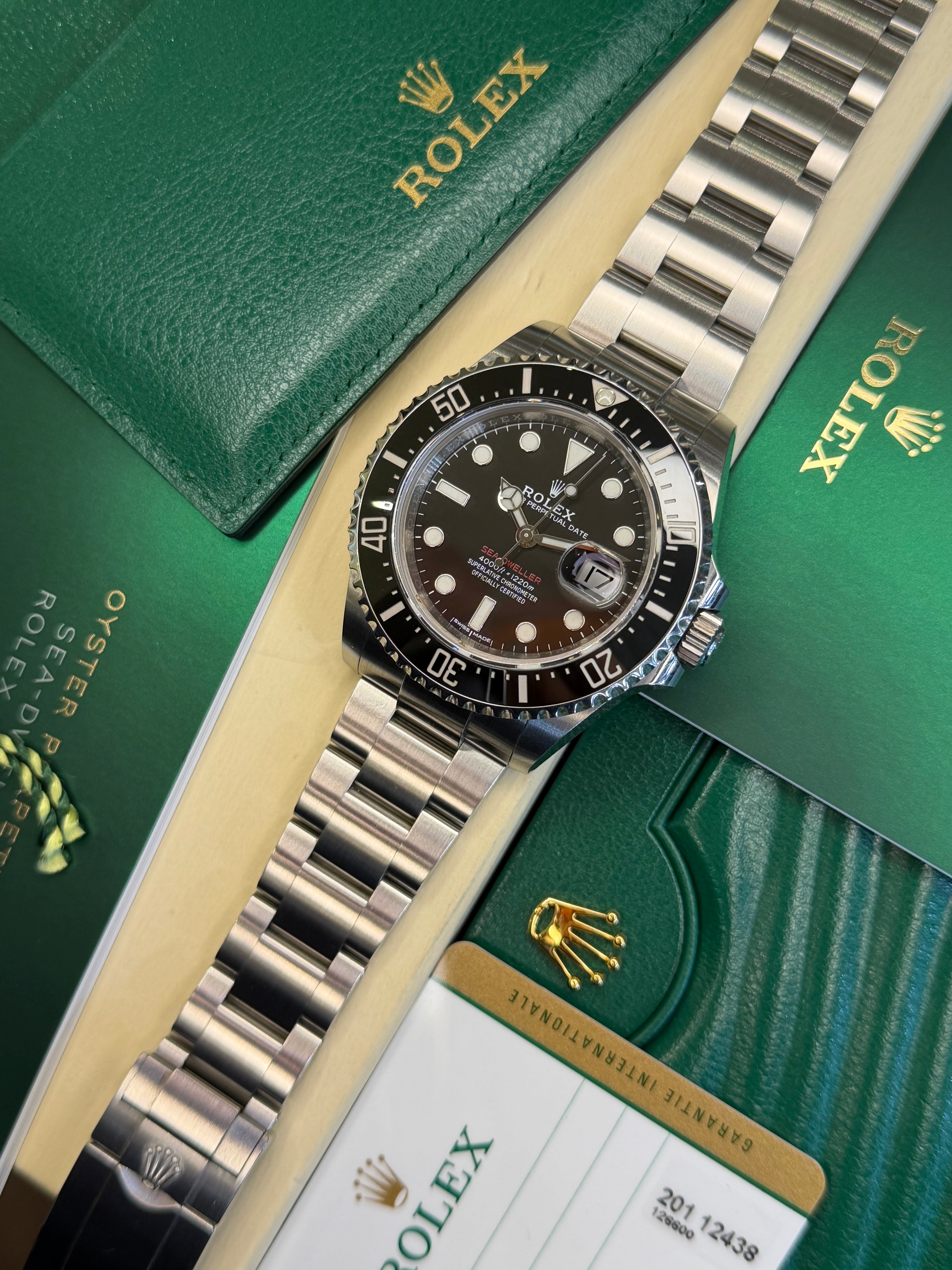 Rolex Sea-Dweller "Red Writing" (2017 Box & Papers) 126600