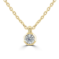 9ct Yellow Gold 0.15ct Lab Grown Diamond Pendant