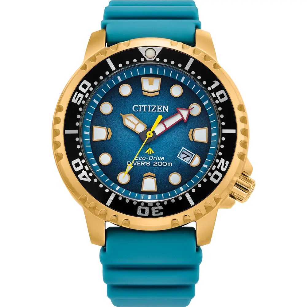 Citizen Eco Drive Promaster Diver Yellow/Blue | BN0162-02X