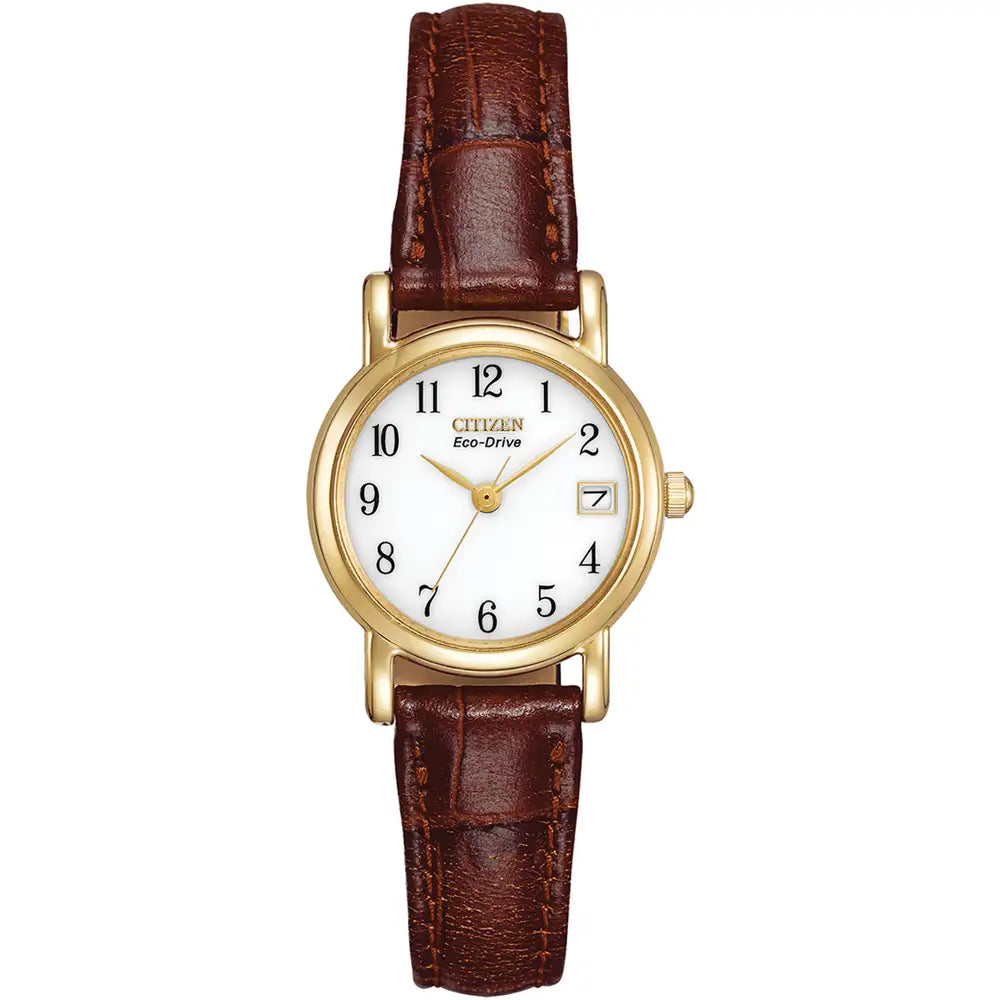 Citizen Eco Drive Brown Leather | EW1272-01A