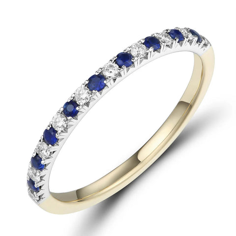 18ct Gold Sapphire and Diamond Ring