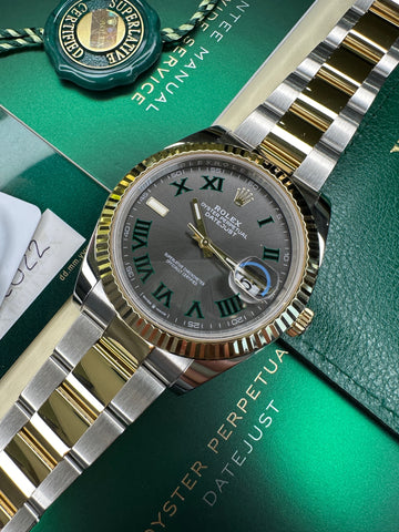 Rolex Datejust 41 'Wimbledon' (2022 Box & Papers)