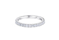 Platinum 0.35ct Princess and Baguette Cut Diamond Ring