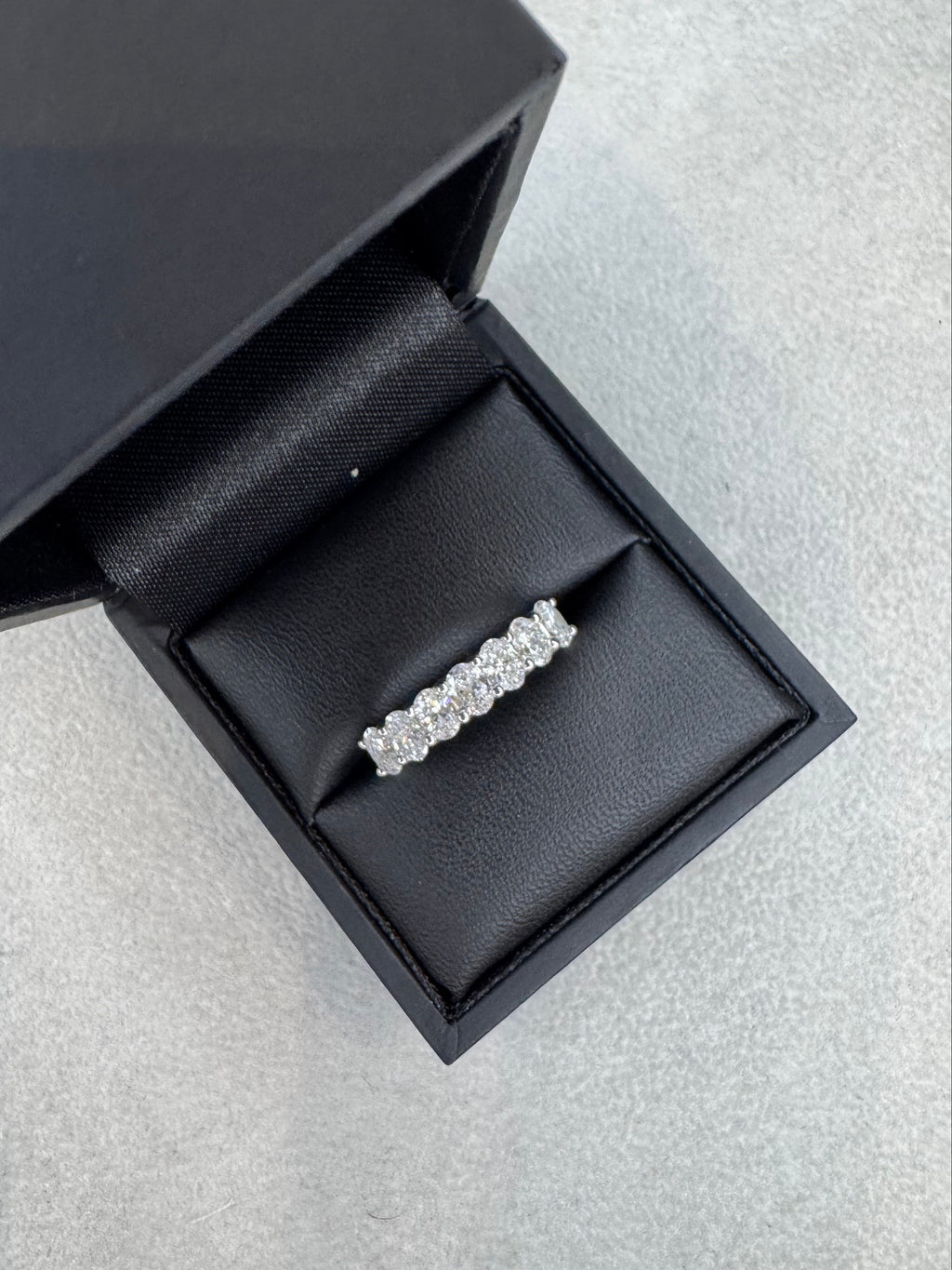 Platinum 1.40ct Oval Cut Lab Grown Diamond Ring