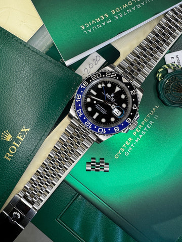 Rolex GMT Master II "Batgirl" 2020 Box & Papers