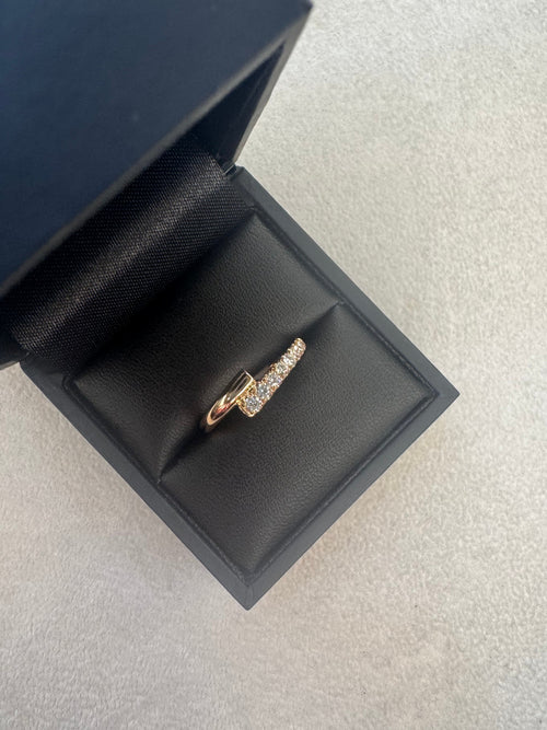 18ct Rose Gold 0.29ct Diamond Ring