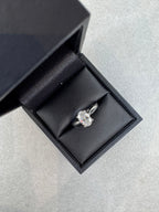 Platinum 1ct Oval Cut Lab Grown Diamond Solitaire