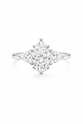 Platinum Marquise & Trilliant Cut 2.56ct Lab Grown Diamond Ring