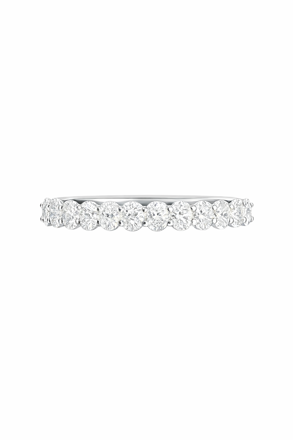 Platinum 0.60ct Oval Cut Lab Grown Diamond Ring