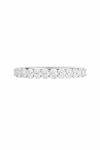 Platinum 0.60ct Oval Cut Lab Grown Diamond Ring