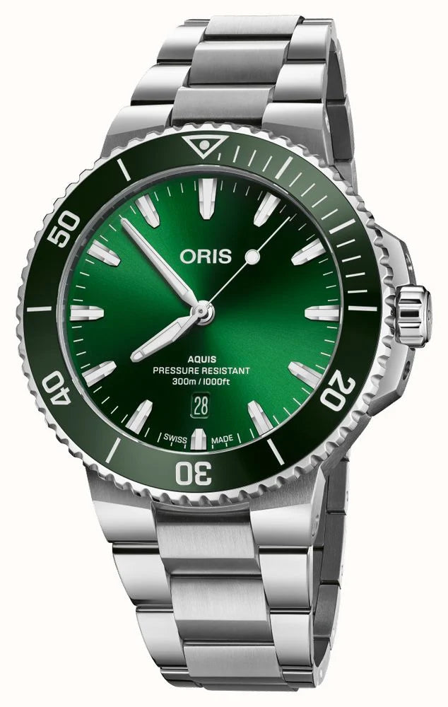 Oris Aquis Date 43.5mm Green