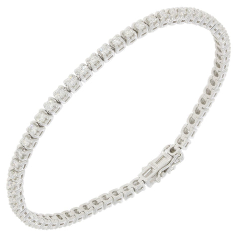 Platinum 2ct Diamond Tennis Bracelet