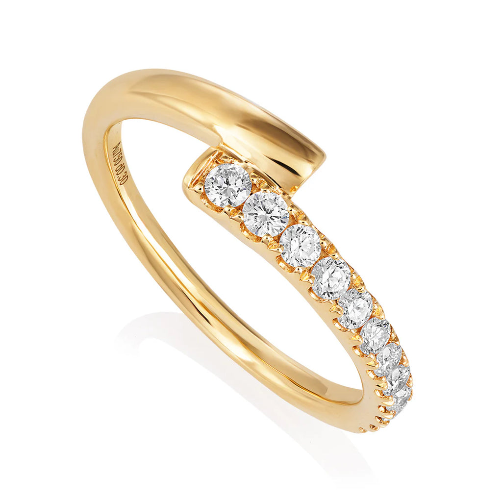 18ct Yellow Gold 0.29ct Diamond Ring