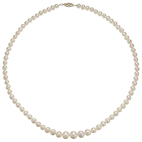 Graduated White Pearl Necklace
25-42-417