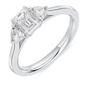 Platinum Diamond 0.77ct Diamond Three Stone Ring